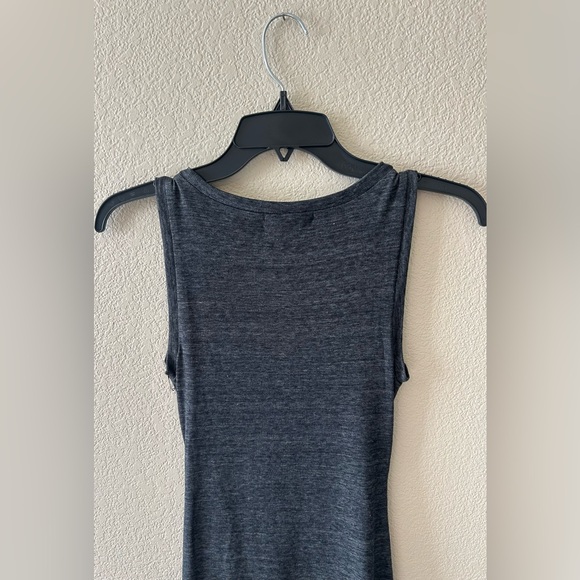 NEW Treasure & Bond Ruched Dress In Grey Size XXS - Picture 7 of 8